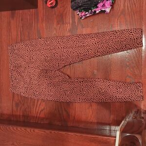 Victoria's Secret Workout Leggings Pink Yoga small full length leopard